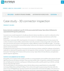 Case study: AT 3D connector inspection