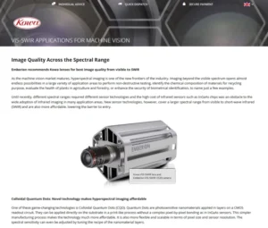 Case study: Emberion infrared imaging