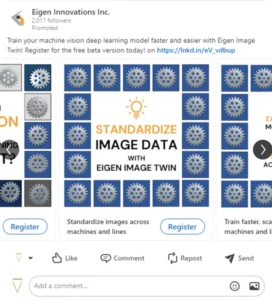 Eigen Image Twin LinkedIn PPC campaign