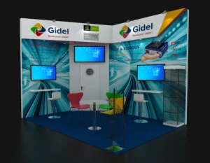 Gidel Embedded World 2024 booth